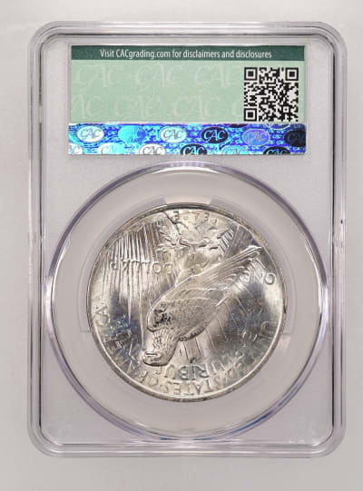CAC Grading Coin Reverse
