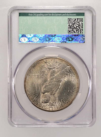 CAC Grading Coin Reverse