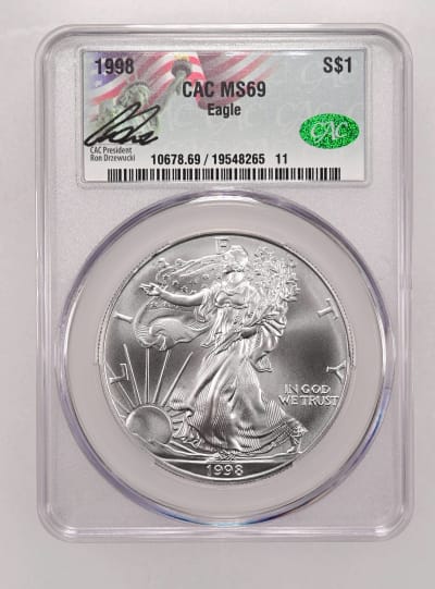 CAC Grading Coin Obverse