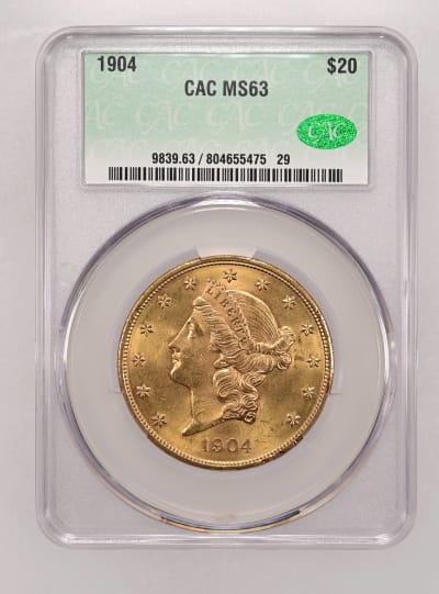 CAC Grading Coin Obverse