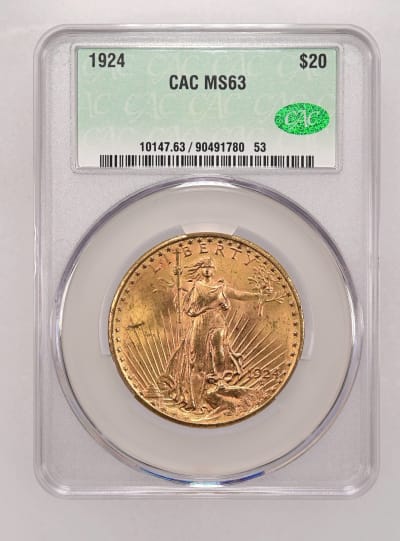 CAC Grading Coin Obverse