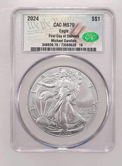 CAC Grading Coin Obverse