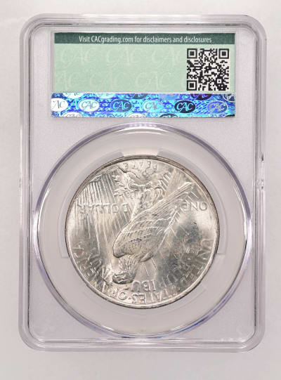 CAC Grading Coin Reverse