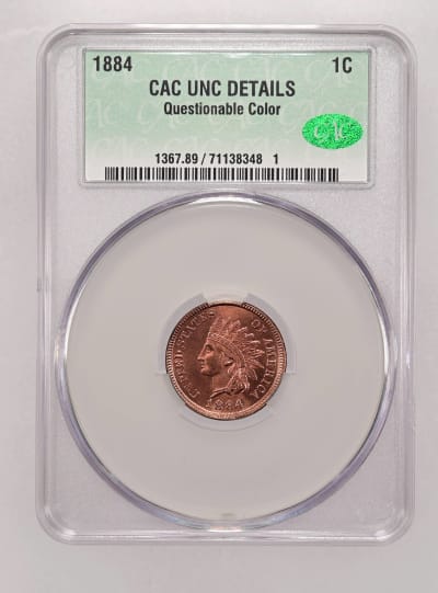 CAC Grading Coin Obverse