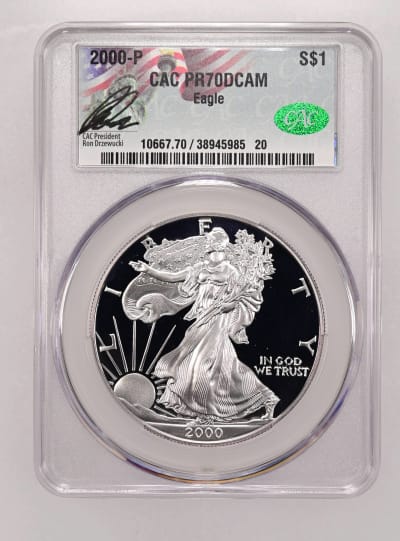 CAC Grading Coin Obverse