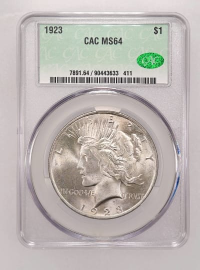 CAC Grading Coin Obverse