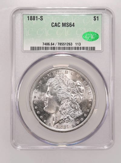 CAC Grading Coin Obverse