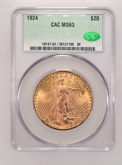 CAC Grading Coin Obverse