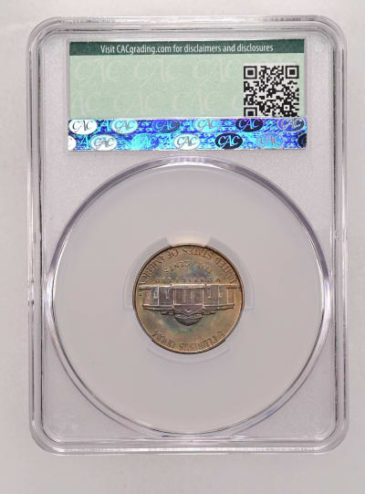 CAC Grading Coin Reverse