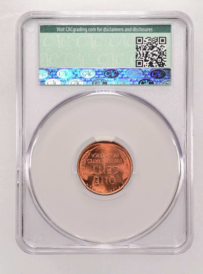 CAC Grading Coin Reverse