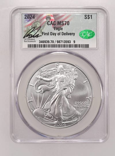 CAC Grading Coin Obverse