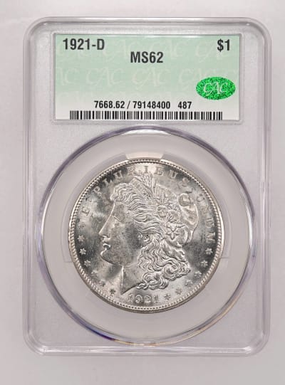 CAC Grading Coin Obverse