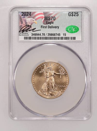CAC Grading Coin Obverse