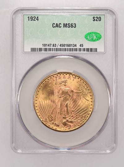 CAC Grading Coin Obverse