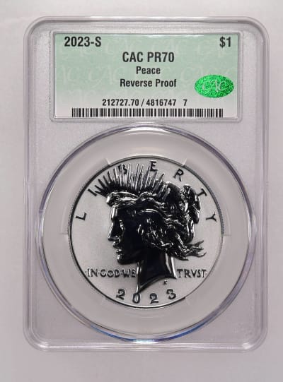 CAC Grading Coin Obverse