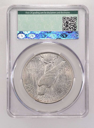 CAC Grading Coin Reverse