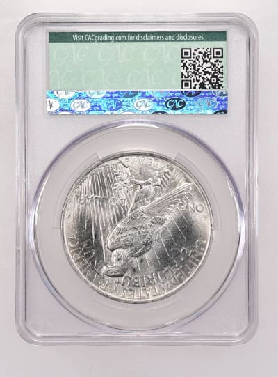 CAC Grading Coin Reverse