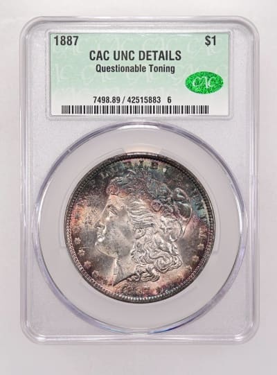 CAC Grading Coin Obverse