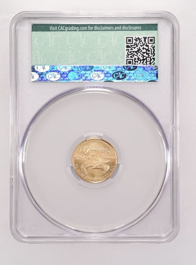 CAC Grading Coin Reverse