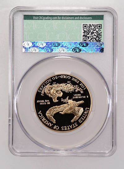CAC Grading Coin Reverse