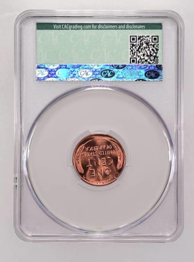 CAC Grading Coin Reverse