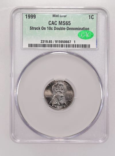 CAC Grading Coin Obverse