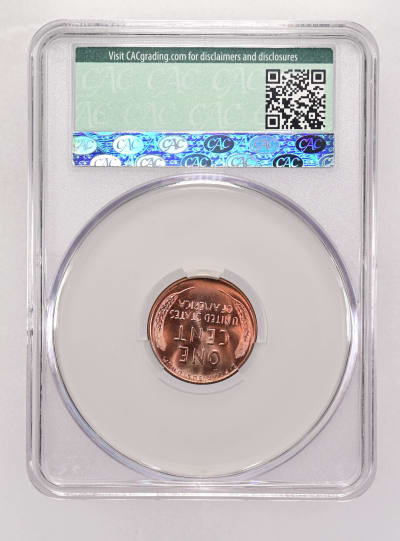 CAC Grading Coin Reverse
