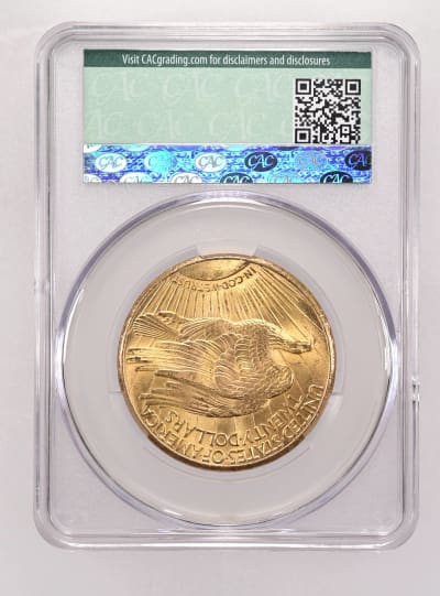 CAC Grading Coin Reverse