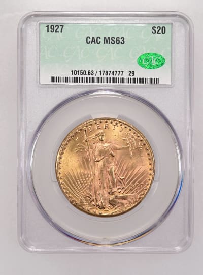 CAC Grading Coin Obverse