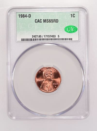 CAC Grading Coin Obverse