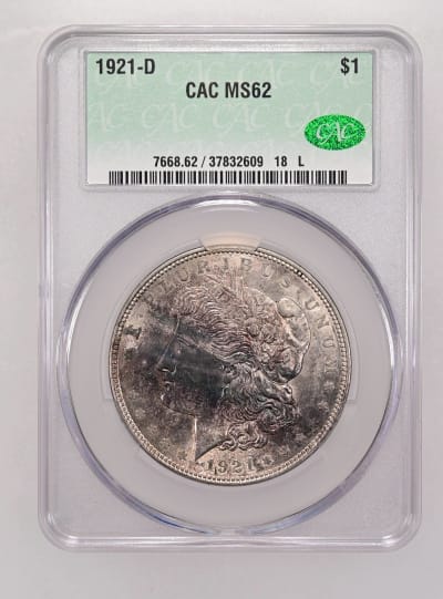 CAC Grading Coin Obverse