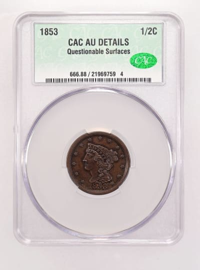 CAC Grading Coin Obverse