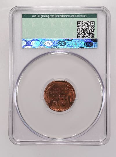 CAC Grading Coin Reverse