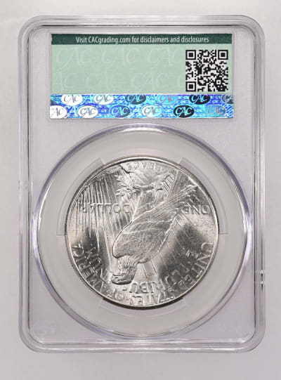CAC Grading Coin Reverse
