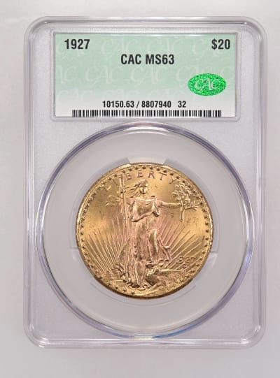CAC Grading Coin Obverse