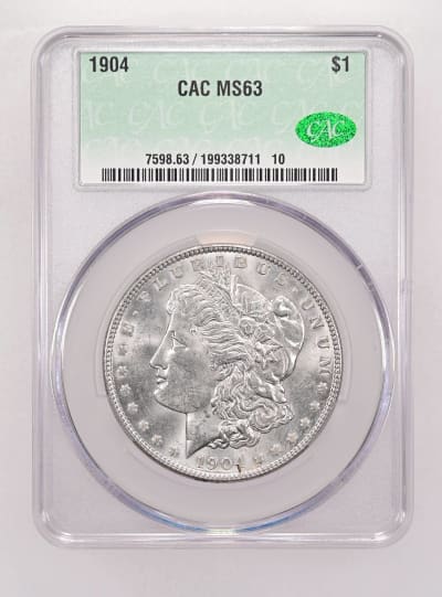 CAC Grading Coin Obverse
