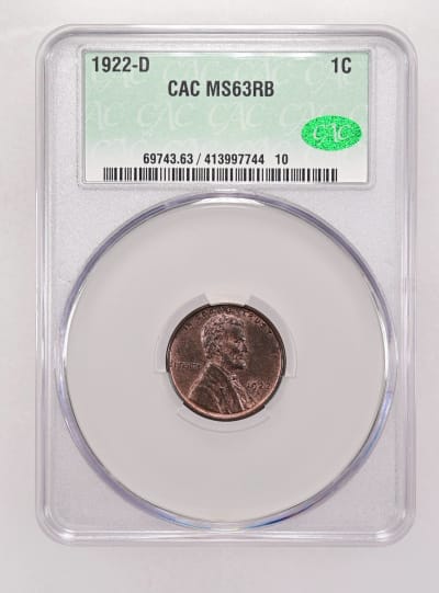 CAC Grading Coin Obverse