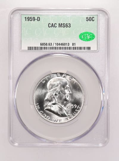 CAC Grading Coin Obverse
