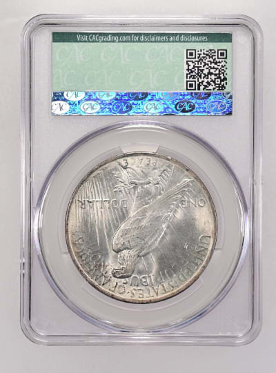 CAC Grading Coin Reverse