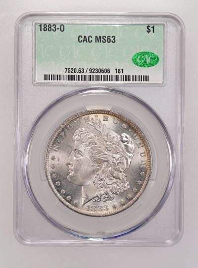 CAC Grading Coin Obverse