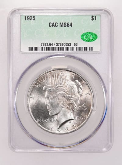 CAC Grading Coin Obverse
