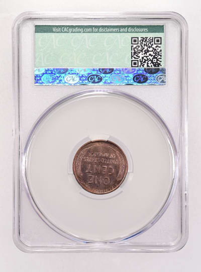 CAC Grading Coin Reverse