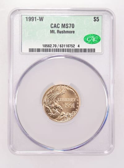 CAC Grading Coin Obverse