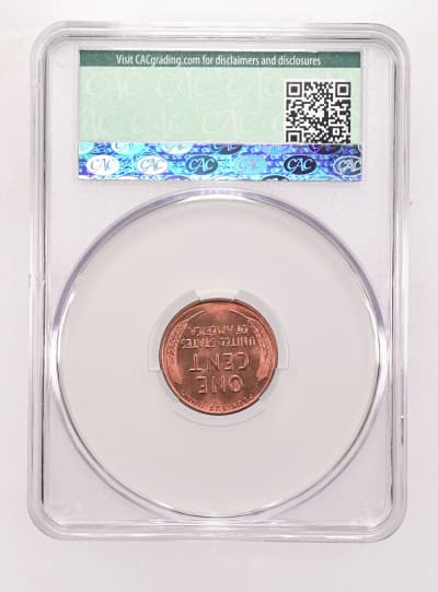 CAC Grading Coin Reverse
