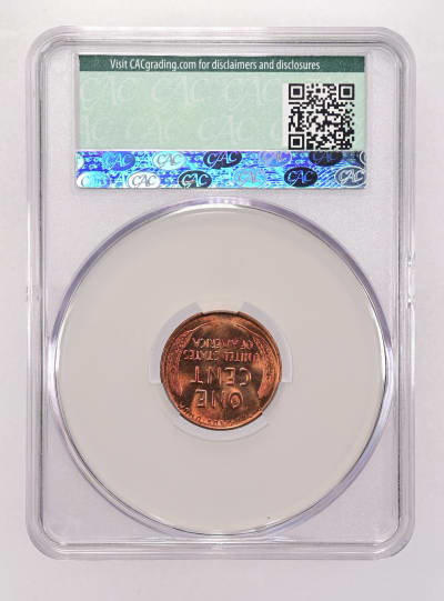 CAC Grading Coin Reverse