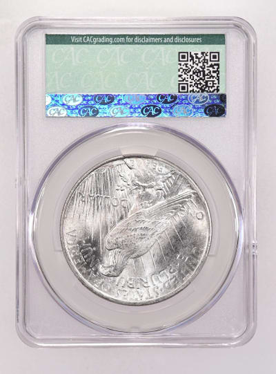 CAC Grading Coin Reverse