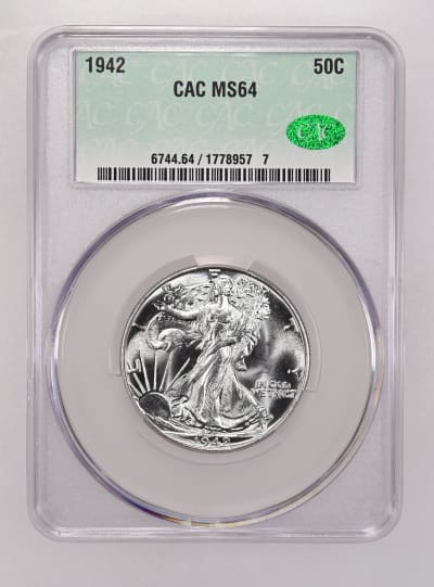CAC Grading Coin Obverse