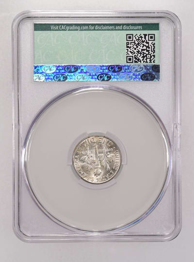 CAC Grading Coin Reverse