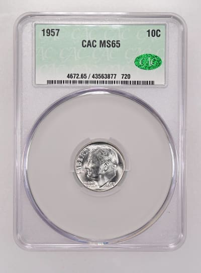 CAC Grading Coin Obverse