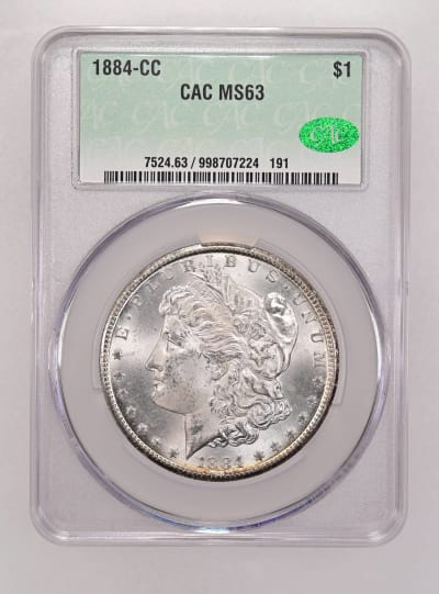 CAC Grading Coin Obverse